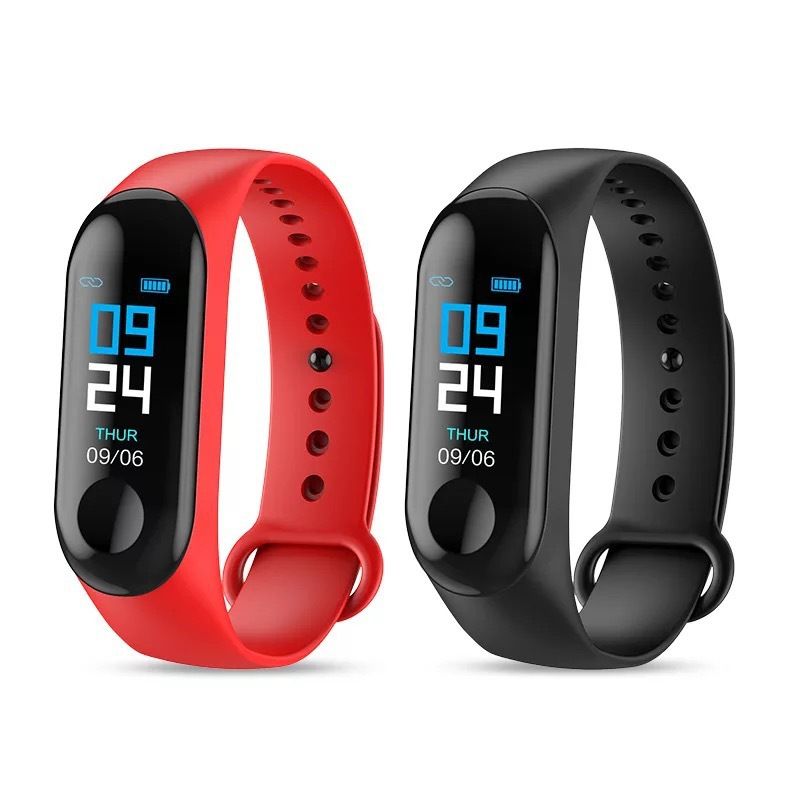 M3 Electronic Smart Watch Blood Pressure Heart Rate Monitor Fitness Bracelet