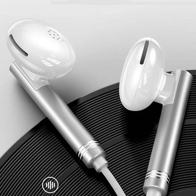 Type-C 3.5mm In-ear Earphone Cable Control With Microphone Heavy Bass Earbuds