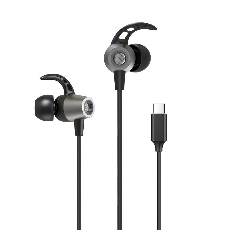 Type-C Headphone Wired earphone Heavy Bass Headset