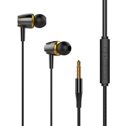 Earphone With Microphone Bass Mobile PC Music Headphones