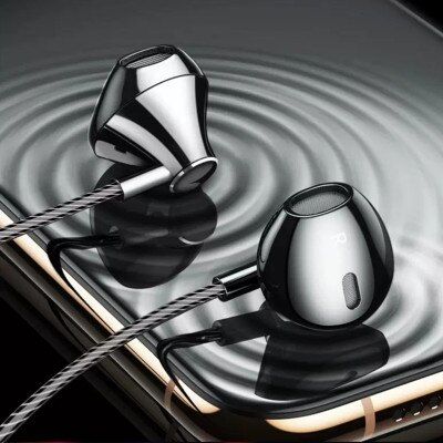 Heavy Bass Headset In-ear Earphones Wired Headphones With Microphone Volume Control