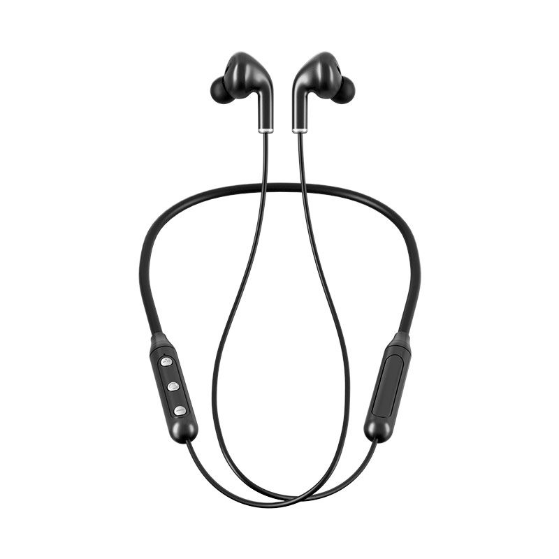 TWS Headset Neck Hanging Sports Portable With Mic Wireless Earphones