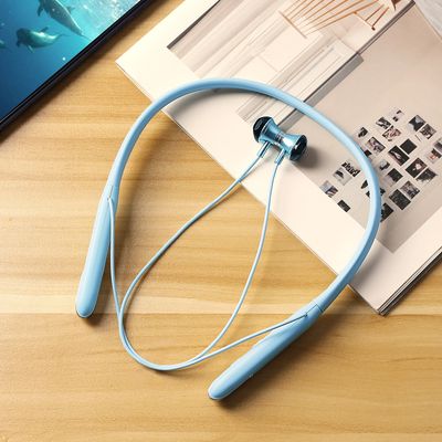 Bluetooth Hanging Neck Headset Heavy Bass Macaron Sports Wireless Headset