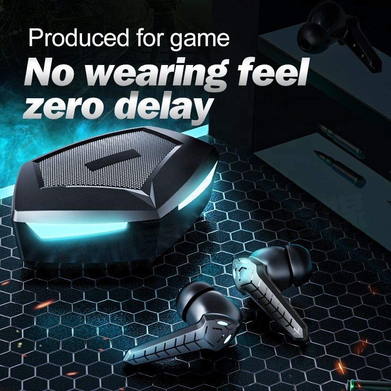 Wireless Bluetooth Gaming Headset  Earphone