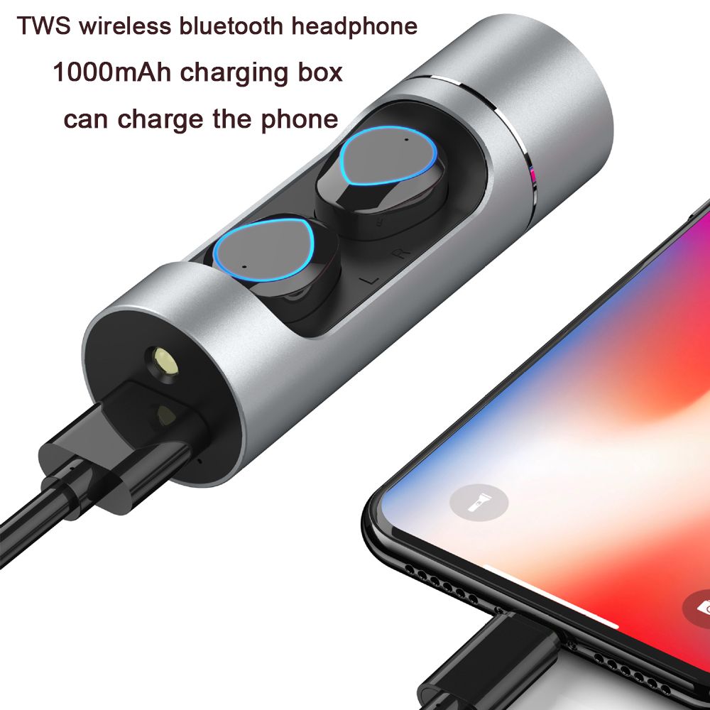 Stereo Wireless Earphones TWS auriculares Bluetooth Headphones