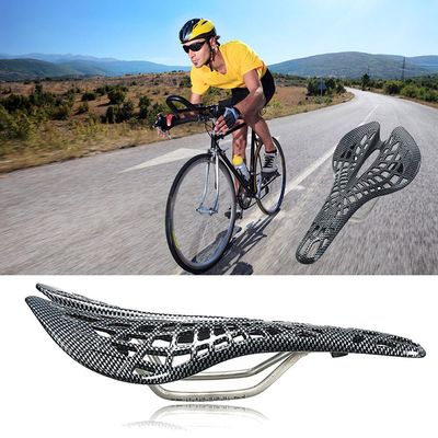 Bicycle Saddle Seat Cushion Spider Carbon Fiber PU Breathable Soft Cycling Accessories