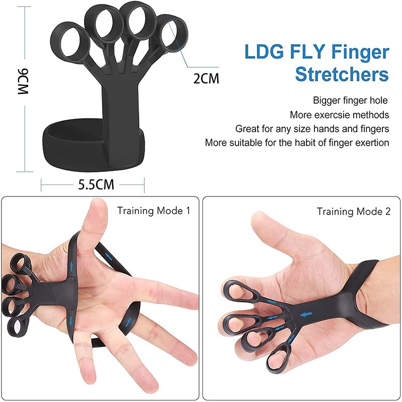 Silicone Hand Grip Device Finger Exercise Hand Strengthener Stretcher