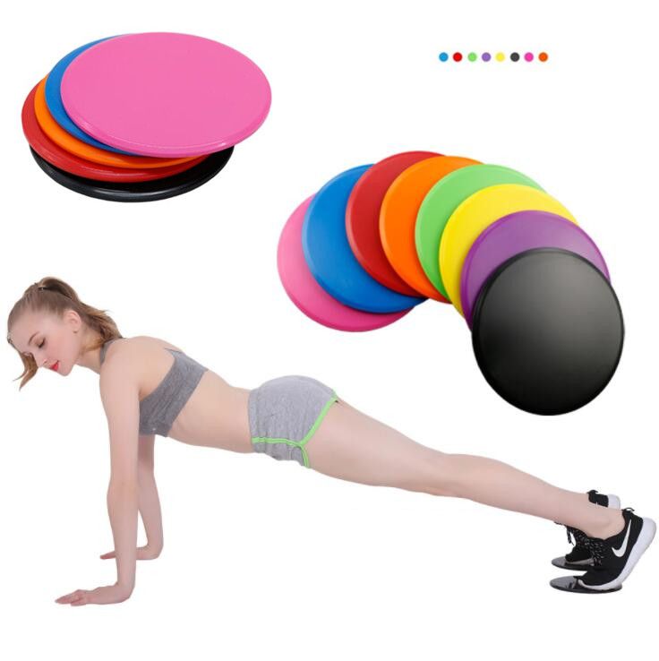 1 Piar Fitness Disc Gliding Discs Slider Exercise Sliding Plate