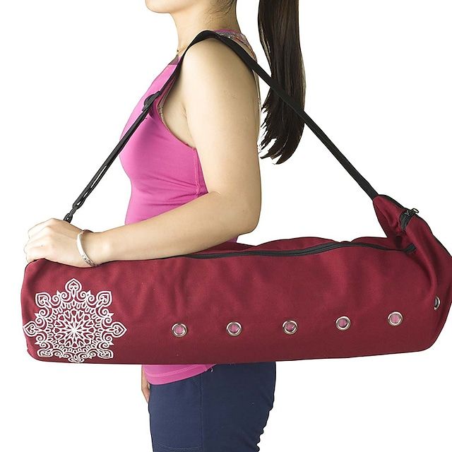Large Capacity Canvas Yoga Mat Bag