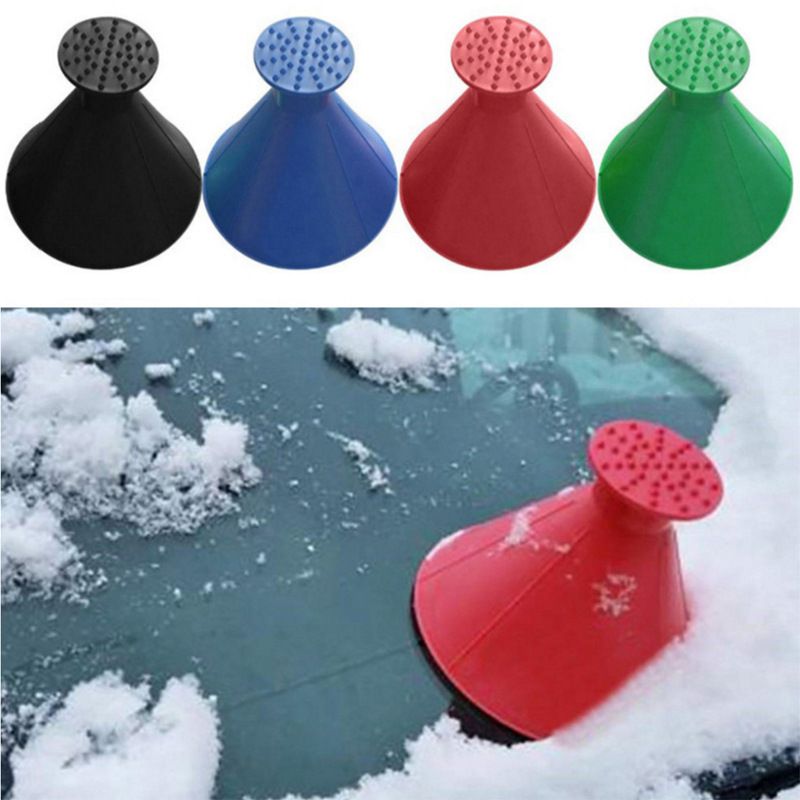 Magic Window Windshield Car Cone Shaped Funnel Snow Remover Tool