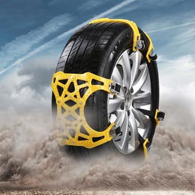 6Pcs Auto Emergency Snow Chains Universal Car Tyre Winter Roadway Safety Chains