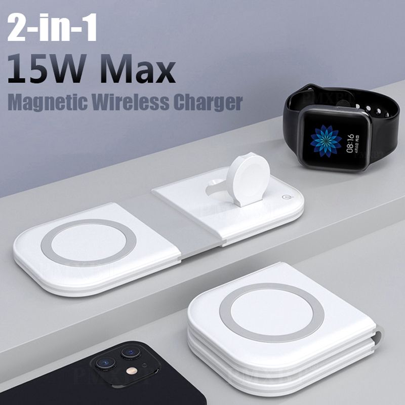 Foldable Magnetic Duo Charger Wireless