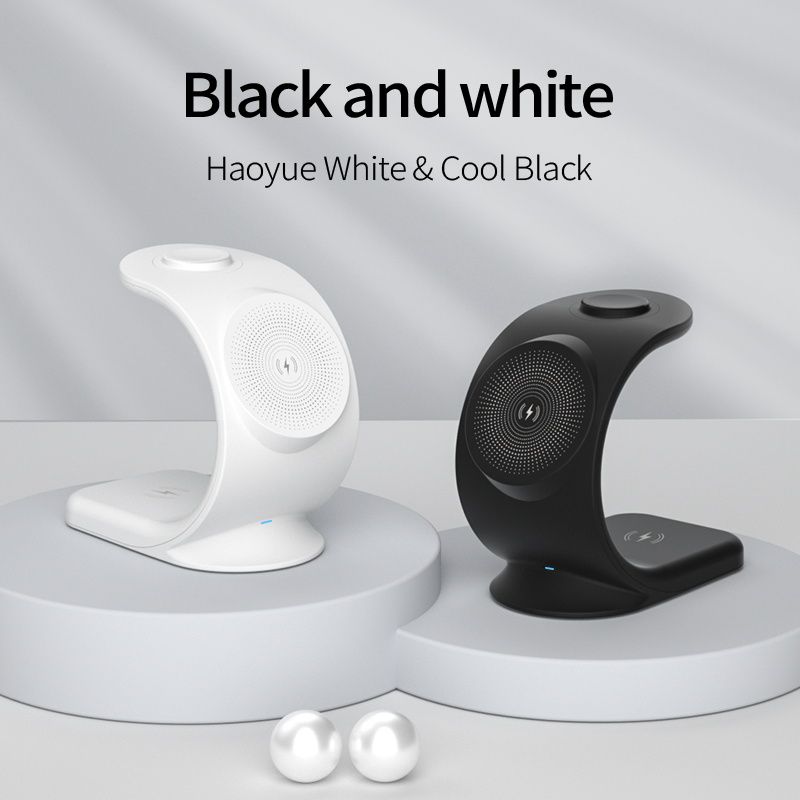 15W Wireless Charger Stand For IPhone Fast Charging Dock Station