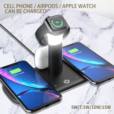 Night Light 5 In 1 Wireless Charger Apple Watch Headset Wireless Charger