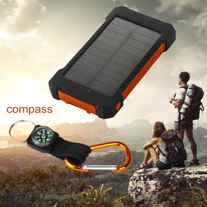 Outdoor Solar Power Bank Polymer Camping Mobile Phone Universal Mobile Power Bank