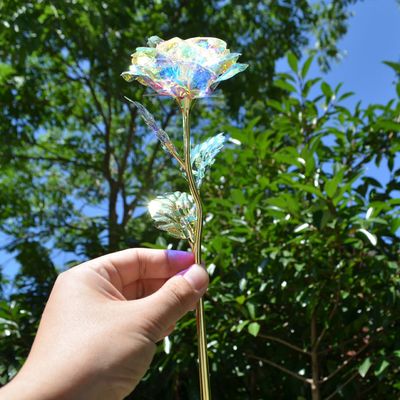 Birthday Christmas Rose With LED Light Gift for Girlfriend Mom