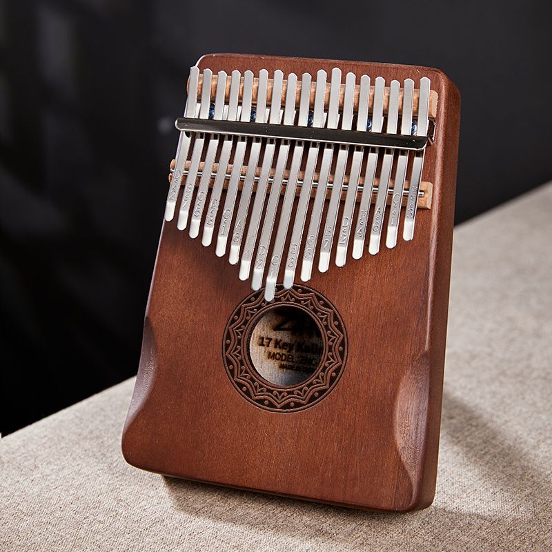 Kalimba 17 Keys Mahogany Thumb Piano Mbira Musical Instrument