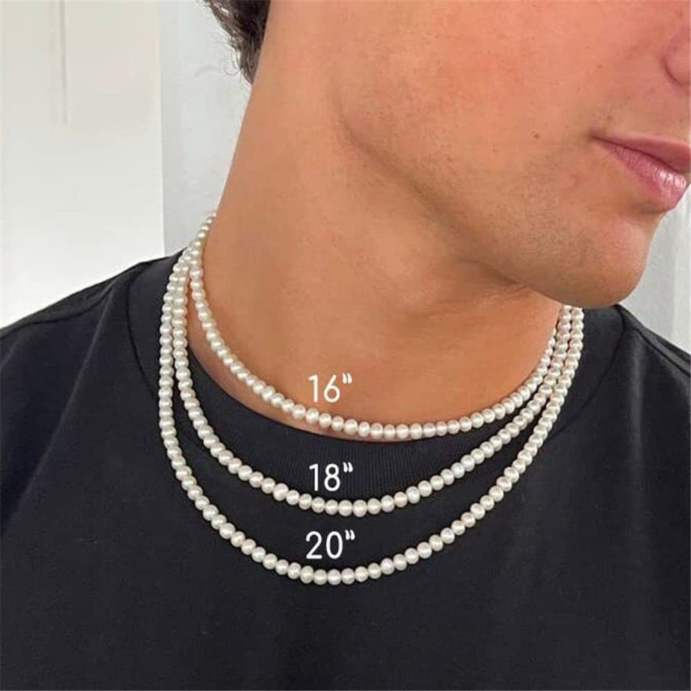 Collier de perles pour hommes, simple, fait à la main, nouvelle tendance, bijoux pour hommes, femmes, filles, colliers de banquet de mariage, 2022