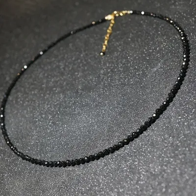 Collier court de perles noires simples pour femmes, bijoux ras du cou pour dames, collier de fête, bijoux à la mode, 2023
