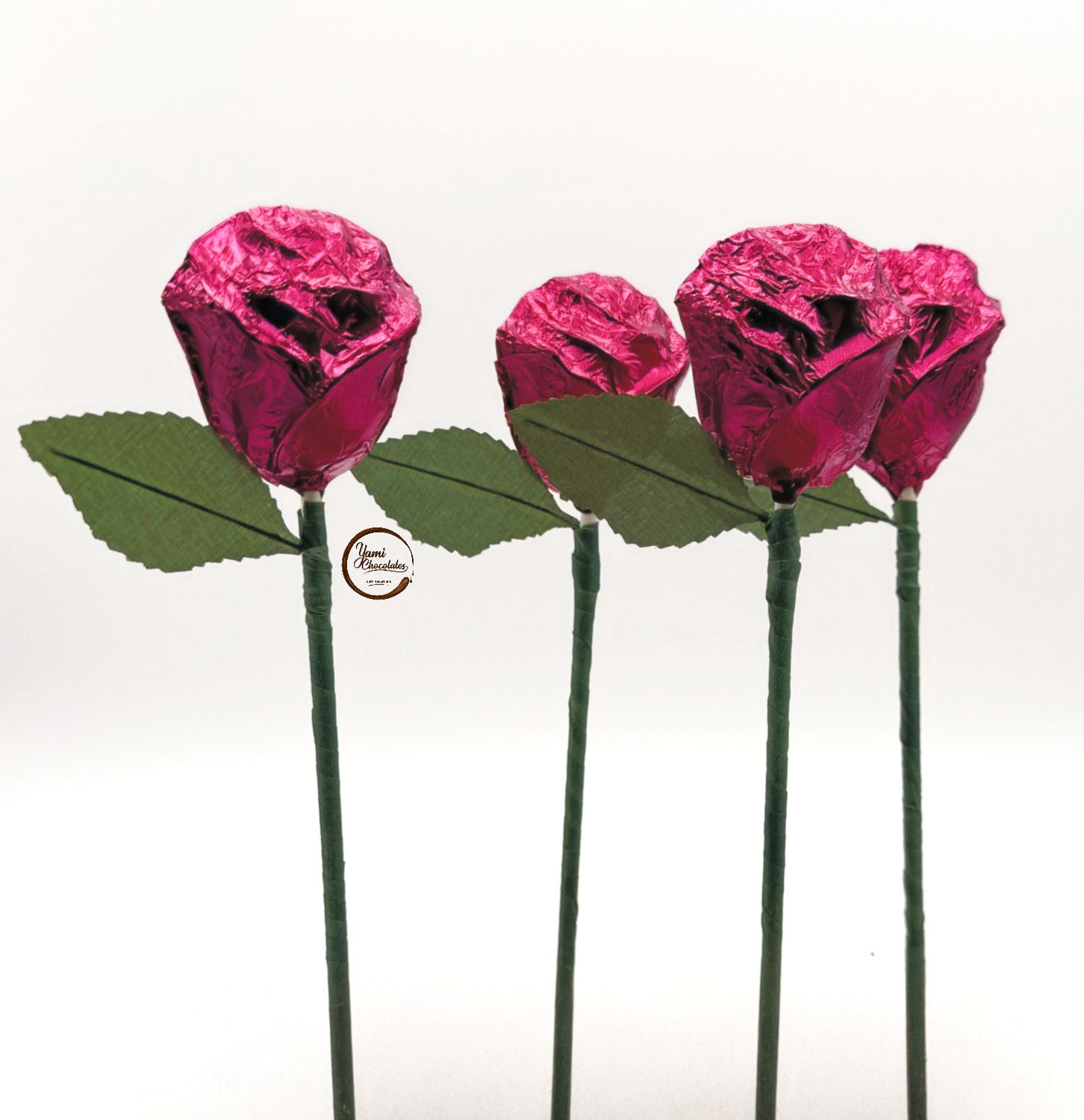 Rose Chocolate Lollipops