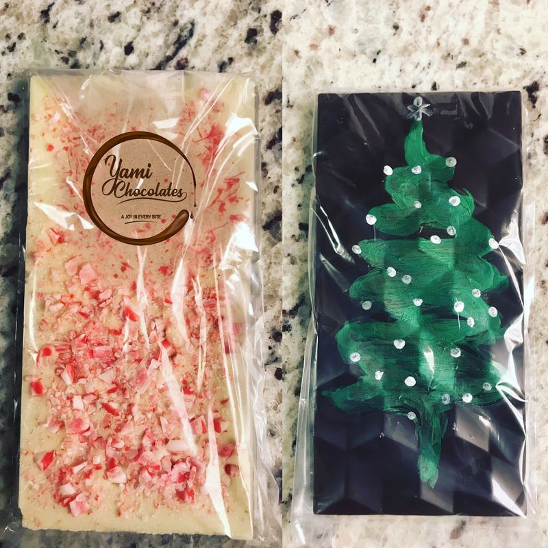 Peppermint Black &amp; White Chocolate Bar