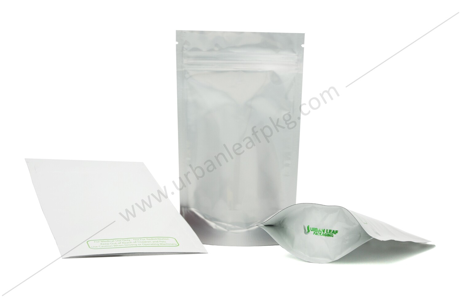 1/4 oz Clear &amp; Foil Ziplock Bag