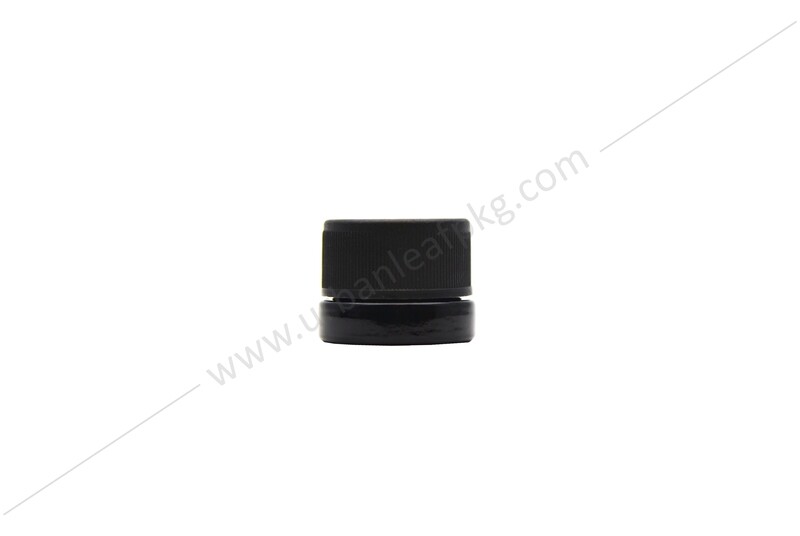 Small Child Resistant Twist Lid Black Glass Jar for Concentrates