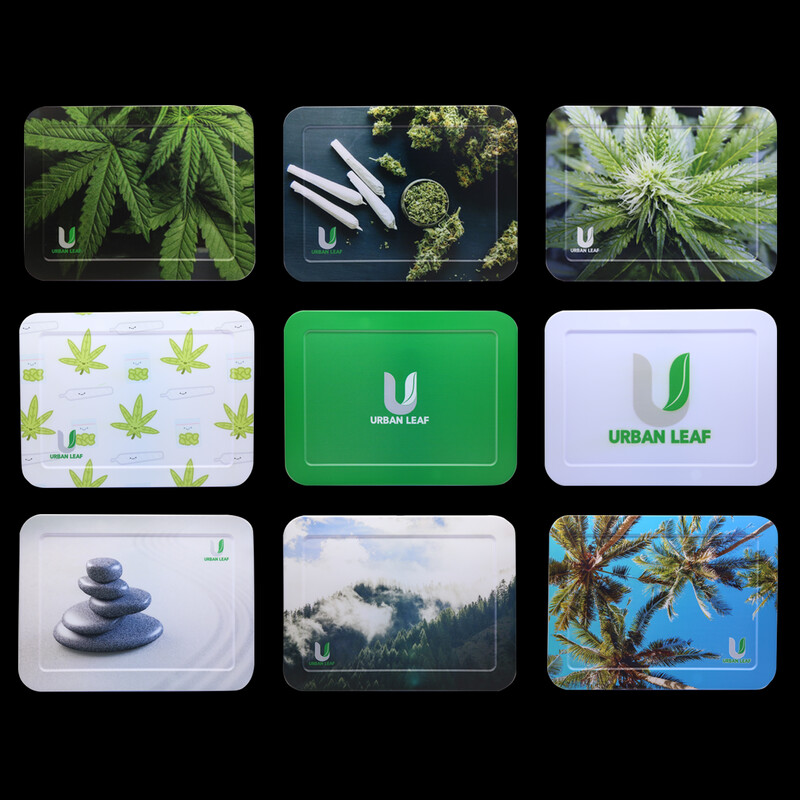 Urban Leaf LED Rolling Tray and Lids