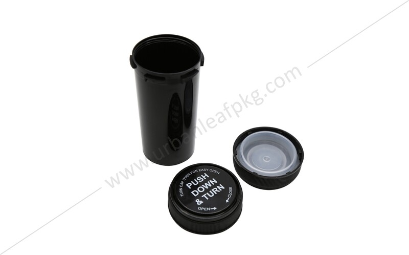 40 Dram Black Reversible CR Bottles (160/Case)
