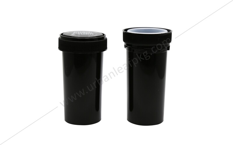 40 Dram Black Reversible CR Bottles (160/Case)