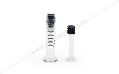 1ml Glass Luer Lock Distillate Syringe (100/pack)
