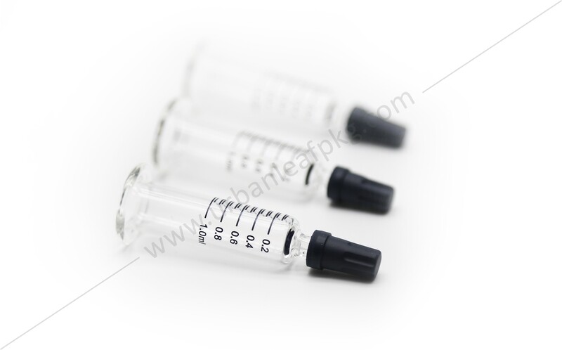 1ml Glass Slip Cap Distillate Syringe (100/pack)