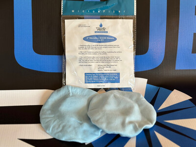 4” Microfiber Suede Bonnets Pkg. Of 2