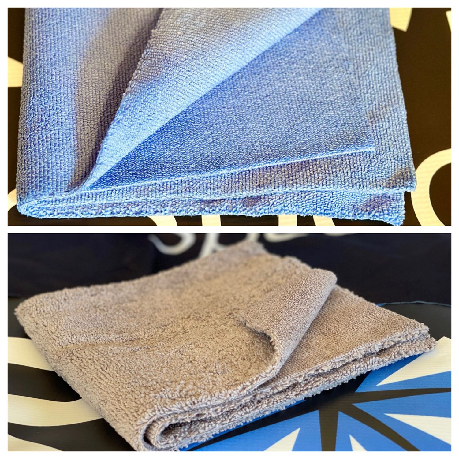 Edgeless All Purpose Towel 350 GSM 16x16” OR All Purpose Deluxe Towel Edgeless Dual Sided Long/Short Pile 400 GSM 16x16”