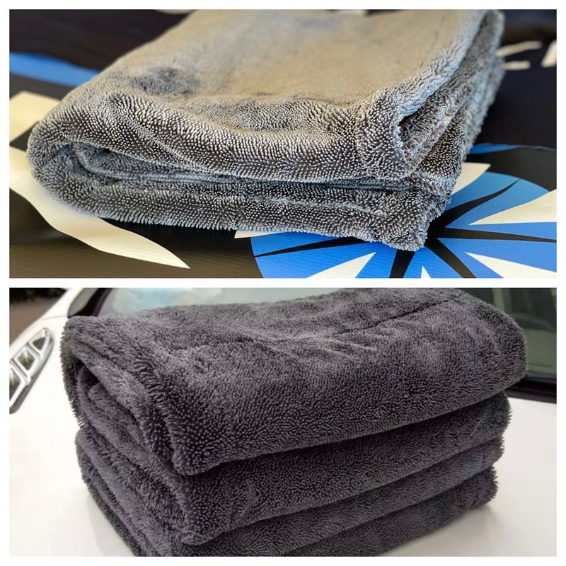 The KRAKEN Twisted Loop Large Drying Towel 1400 GSM 32x20” OR The MINI Kraken Twisted Loop Drying 1400 GSM Towel 15x15”