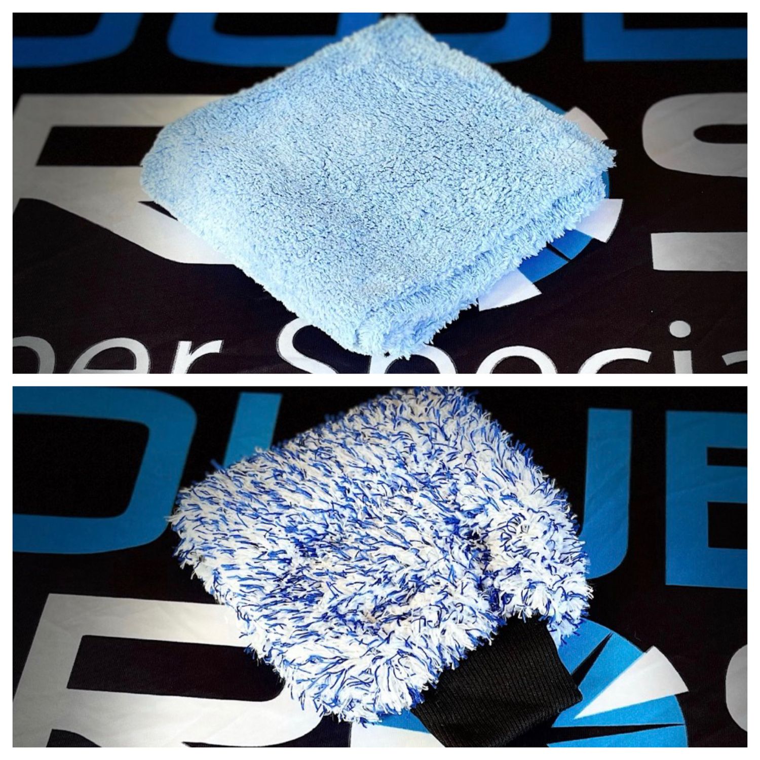 Plush Towel 500 GSM 16x16” OR High Quality Plush Wash Mitt 105 G