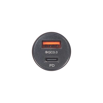 Motto 45W PD Car Charger (USB-C + QC 18W Fast Charging Adapter)