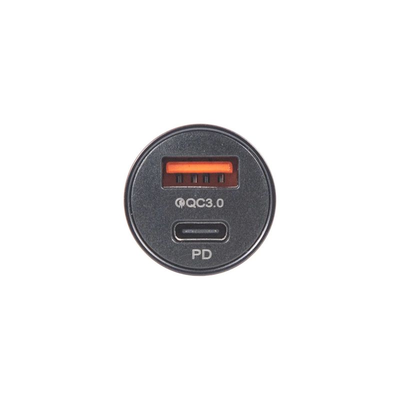 Motto 45W PD Car Charger (USB-C + QC 18W Fast Charging Adapter)