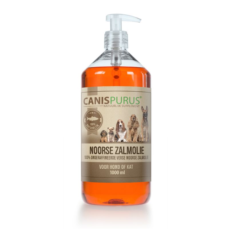 Canis Purus Noorse zalmolie 1 liter