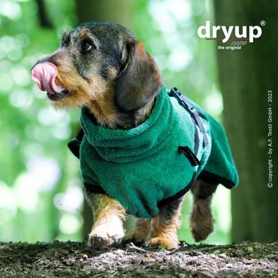 Actionfactory badjas teckel -  groen