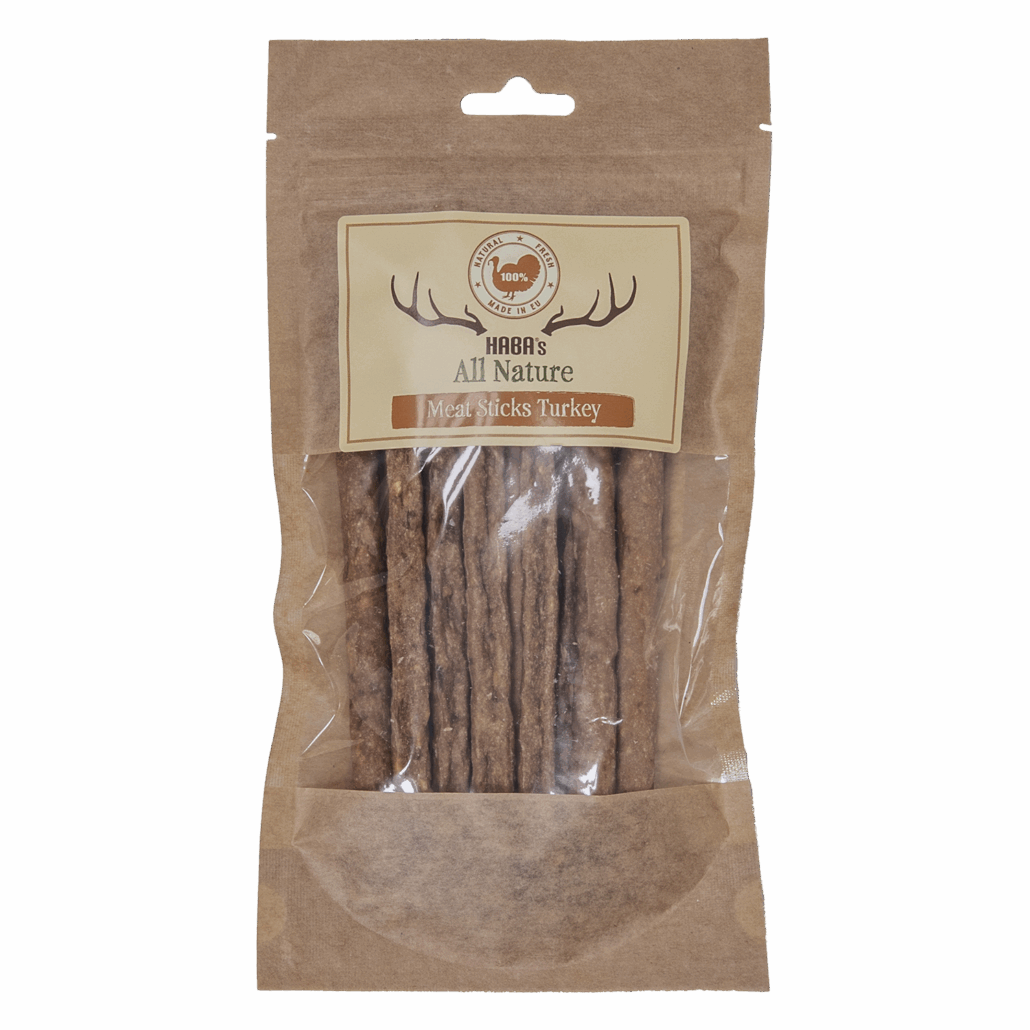 HABA’s all nature Meat Sticks kalkoen - 85 gr