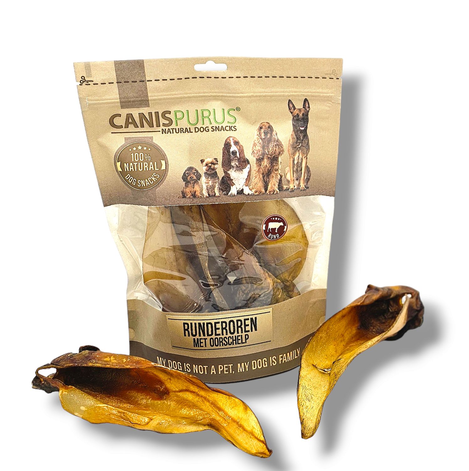 Canis Purus Runderoren 10 stuks