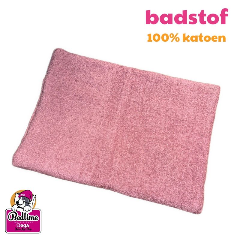 Badstof hondenkussen - Oud roze