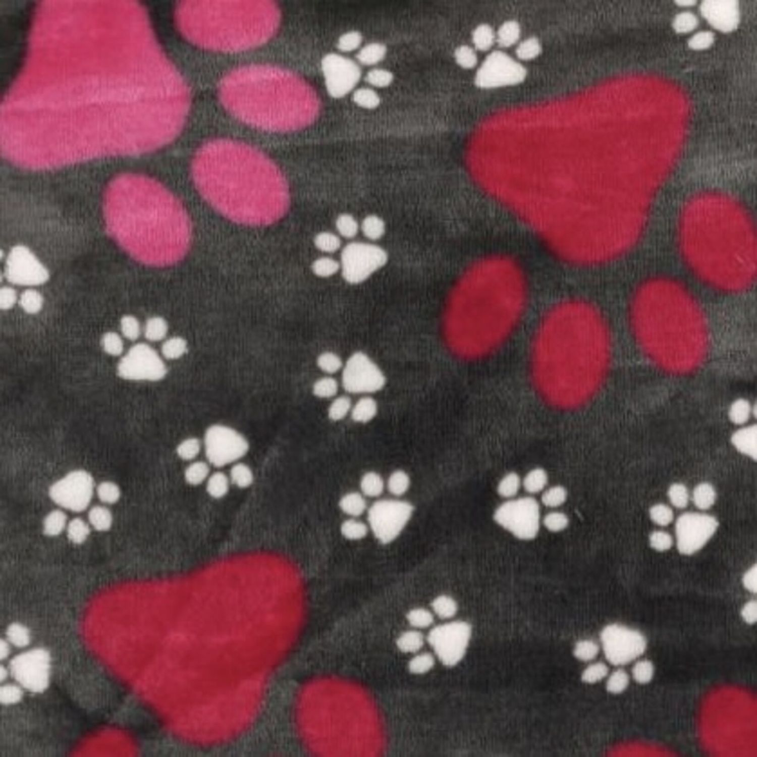 hondendeken - Antraciet met fuchsia poten