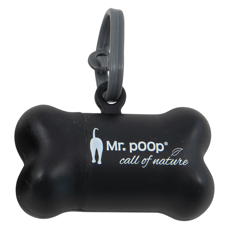 Mr. Poop poepzakjes oh crap  - houder met 2 rollen