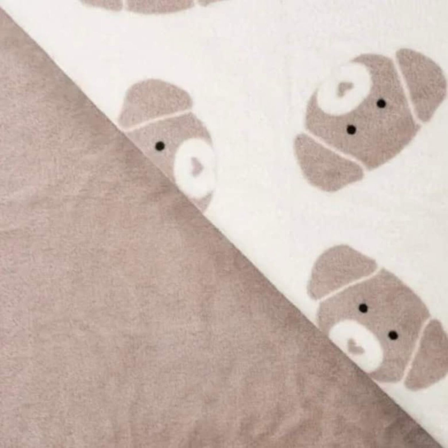 hondenslaapzak - Hartenhondjes beige / wit