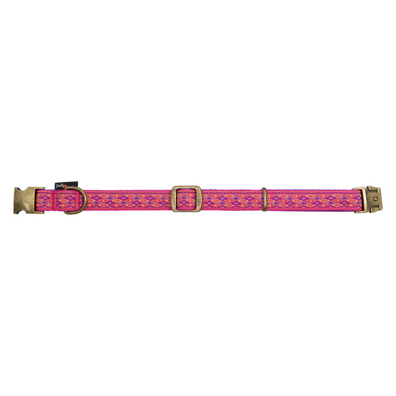 J&amp;V Ibiza halsband roze