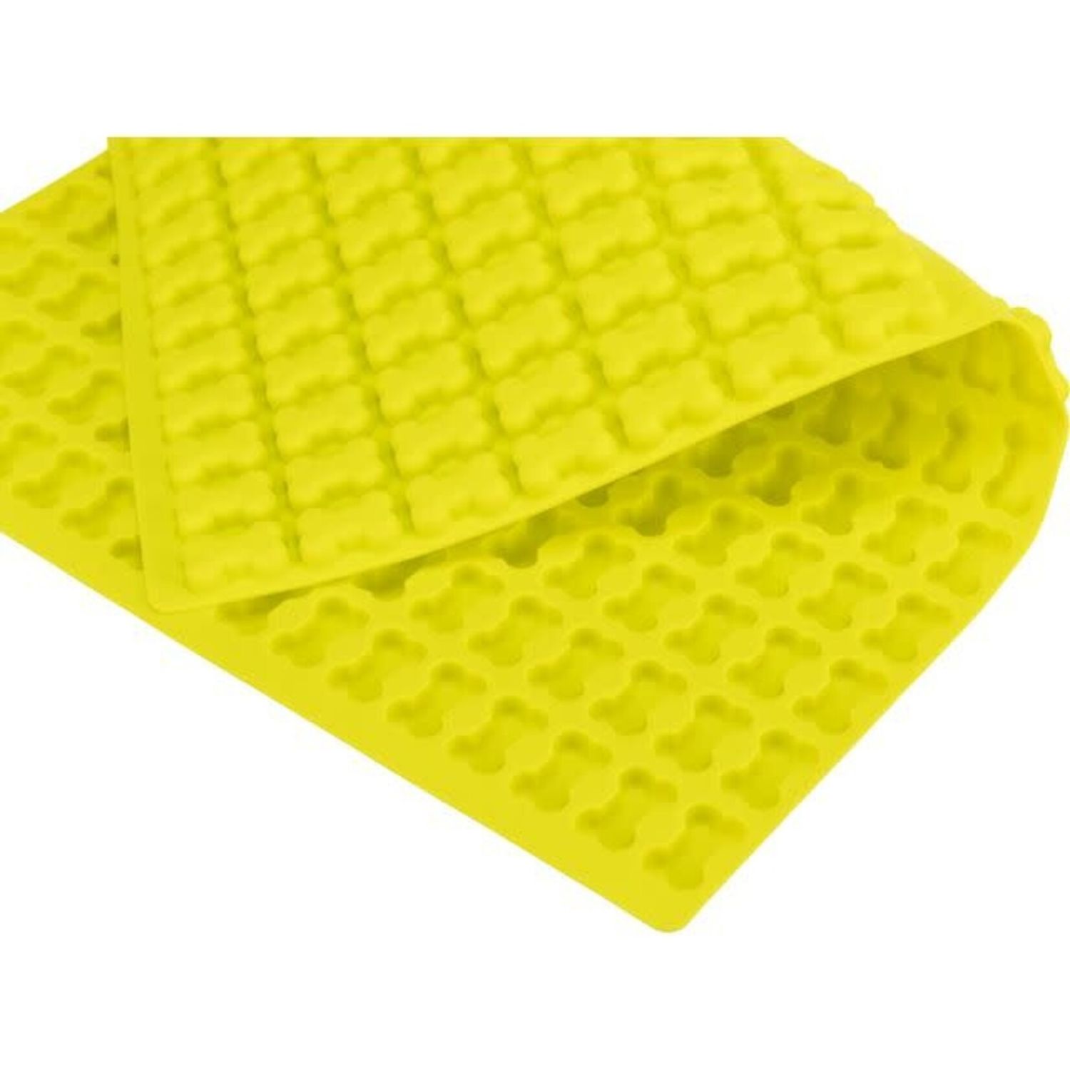 Trixie silicone bakmat - geel botjes 38x28 cm