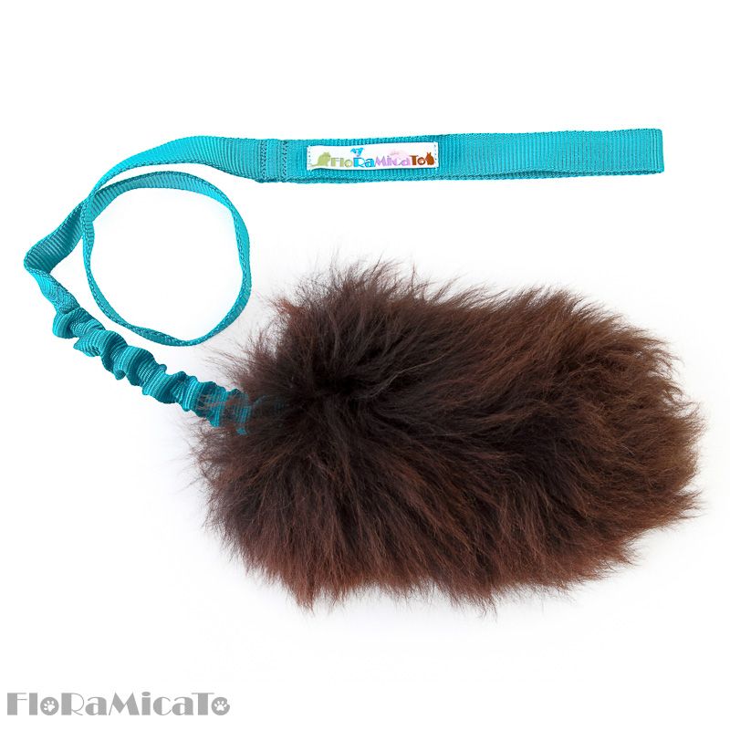 Fluffy pomp-pom long (schaap)