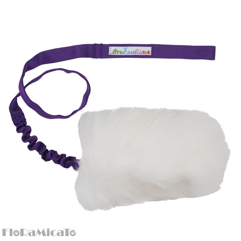 Fluffy pomp-pom long (schaap)
